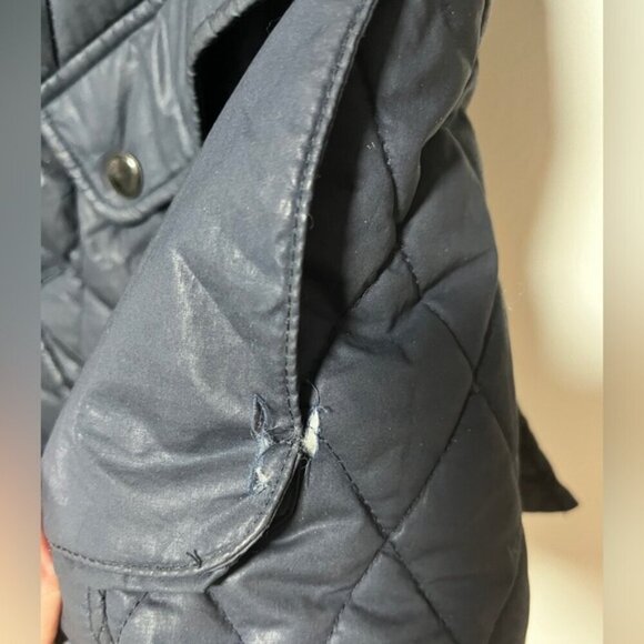 Ted Baker London Quilted Jacket Navy Blue Size 4 (Large) - Classic Casual - Picture 13 of 13